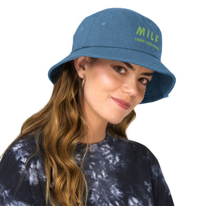 MILF ( Man I Love Frogs) Denim bucket hat