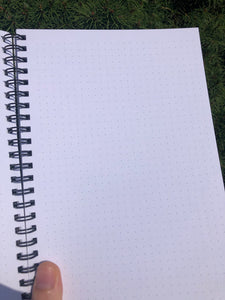 Strawberry snail spiral notebook