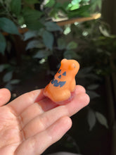 Load image into Gallery viewer, Orange jack-o’-lantern frogs