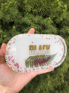 Floral BLM tray