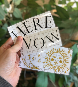 HERE NOW mirror vinyl