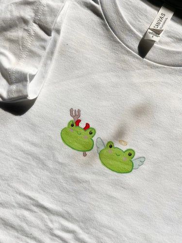 Angel Devil Frog Unisex t-shirt