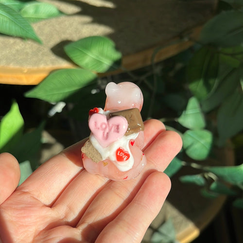 Valentines day frogs