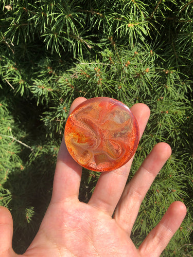 Orange mixed phone grip