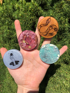 Various phone grips