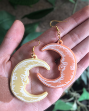 Load image into Gallery viewer, Spooky moon earrings