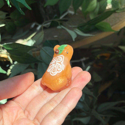 Mandarin orange frogs