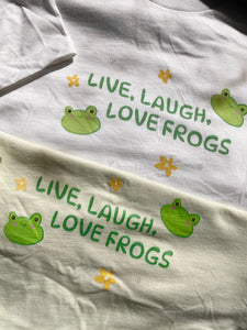 Live Laugh Love Frogs Unisex T-shirt