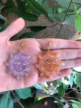 Load image into Gallery viewer, Spooky sun earrings