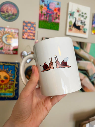 Angel Devil Snail mug