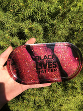 Load image into Gallery viewer, Red and Black BLM tray