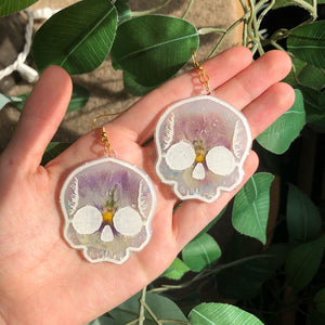 Icey floral earrings