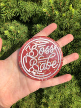Load image into Gallery viewer, Boss babe coaster/magnet