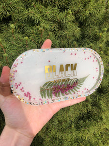 Floral BLM tray