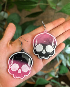 Skull earrings