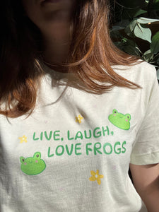 Live Laugh Love Frogs Unisex T-shirt