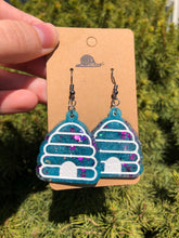 Load image into Gallery viewer, Beehive earrings!