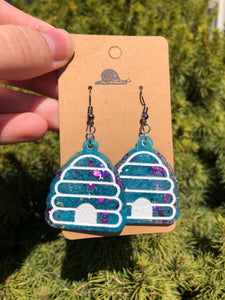 Beehive earrings!