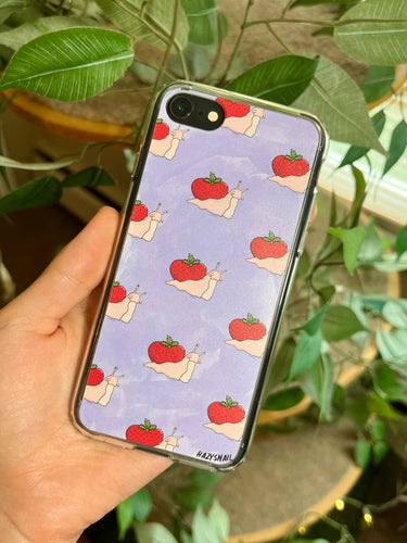 Strawberry snail iPhone Case