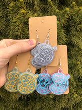 Load image into Gallery viewer, Paint palette earrings