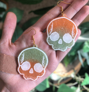 Skull earrings