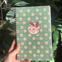 Load image into Gallery viewer, Strawberry floral notebook