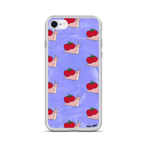 Strawberry snail iPhone Case
