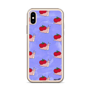 Strawberry snail iPhone Case