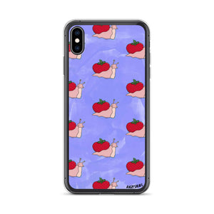 Strawberry snail iPhone Case