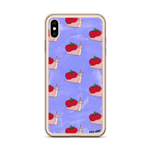 Strawberry snail iPhone Case