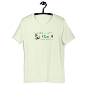 Snail & Mushroom S&M t-shirt