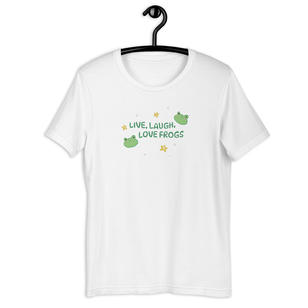 Live Laugh Love Frogs Unisex T-shirt