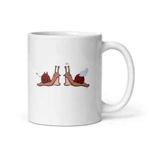 Angel Devil Snail mug